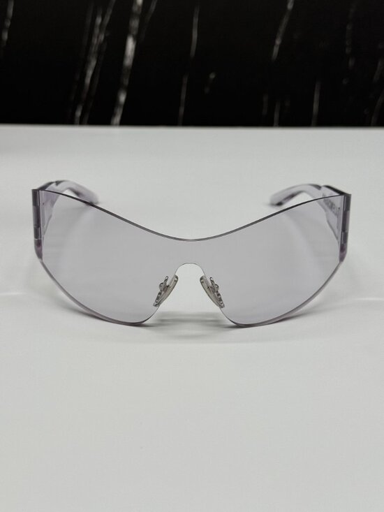 NEW BALENCIAGA BB0257S 002 CLEAR SHIELD UNISEX SUNGLASSES BALENCIAGA EYEWEAR main image 12